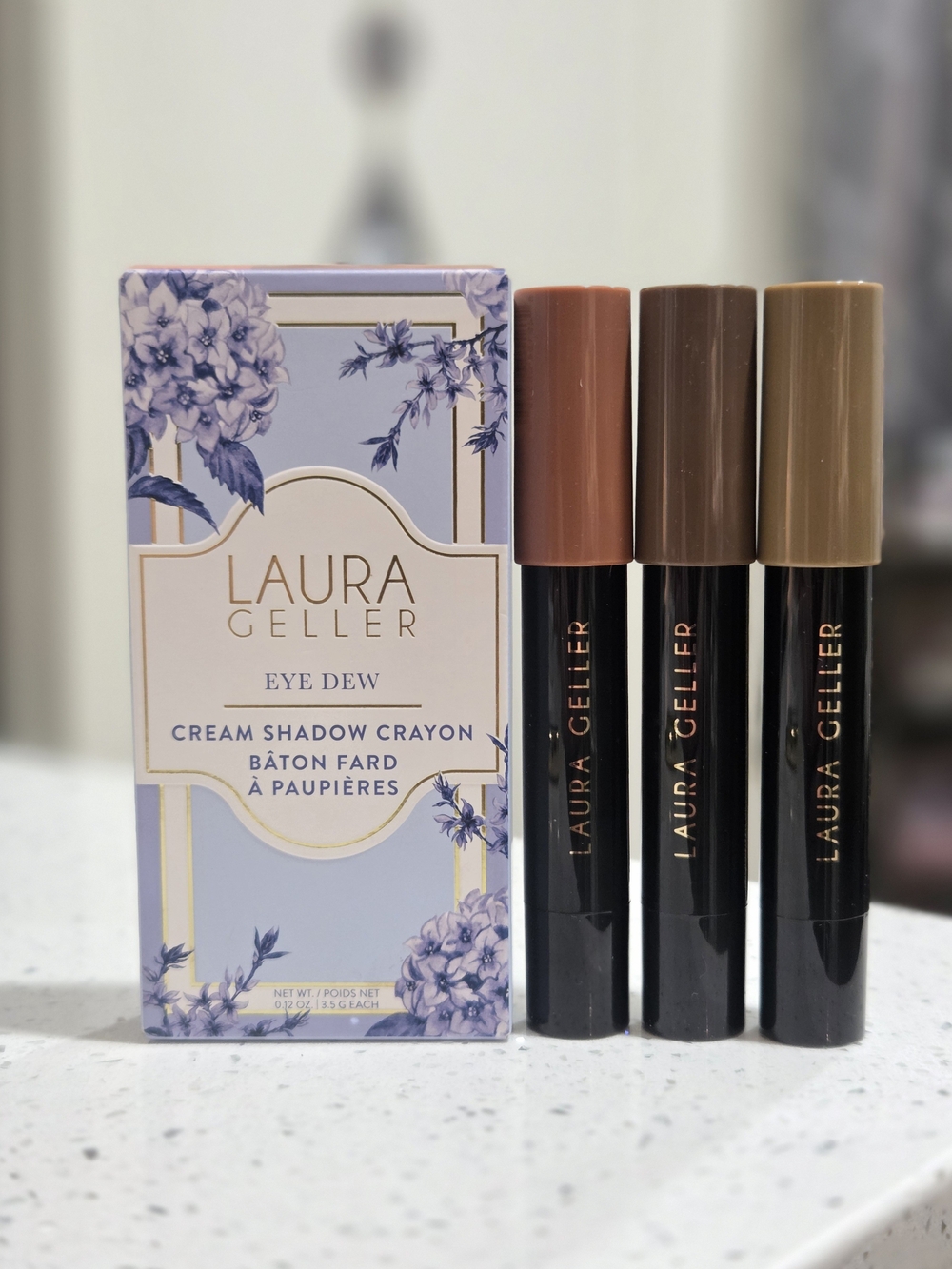 Laura Geller Eye Dew Cream Shadow Crayon Trio - Neutral Browns